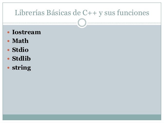 Resultado de imagen para funciones de biblioteca c++