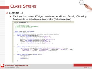 Librería String, Math de Java (NetBeans) | PDF