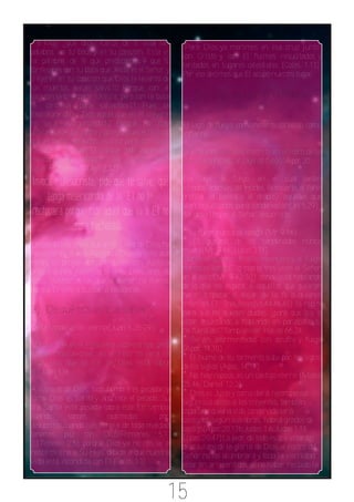 "8 Mas ¿qué dice? Cerca de ti está la
                                                     Para Dios ya morimos en esa cruz junto
palabra, en tu boca y en tu corazón. Esta es
                                                    con Cristo y con El fuimos resucitados y
la palabra de fe que predicamos:9 que si
                                                    sentados en lugares celestiales (Colos. 1.13).
confesares con tu boca que Jesús es el Señor, y
                                                    Por eso decimos que El ocupó nuestro lugar.
creyeres en tu corazón que Dios le levantó de
los muertos, serás salvo.10 Porque con el
corazón se cree para justicia, pero con la boca        3) ¿Cuál es esa condenación
se confiesa para salvación.11 Pues la                            eterna?
Escritura dice: Todo aquel que en él creyere,
no será averg onzado.12 Porque no hay               El lago de fuego, comúnmente conocido como
diferencia entre judío y grieg o, pues el mismo     infierno.
que es Señor de todos, es rico para con todos
los que le invocan;13 porque todo aquel que         "Y el que no se halló inscrito en el libro de la
invocare el nombre del Señor, será                  vida fue lanzado al lag o de fueg o."Apoc.20
salvo"Romanos 10(Joel 2.32)
Invoca a Jesucristo, pide que te salve, que         Ese lago de fuego, en el cual serán

     tenga misericordia de ti, El no te
                                                    echados(además del Hades, la muerte, el falso
                                                    profeta, la bestia y el diablo) aquellos que

rechazará porque todo aquel que va a El no
                                                    sean resucitados para condenación(Jn 5.29);

             será rechazado.
                                                    fue descrito por el Señor Jesucristo:

                                                    * El fuego nunca se apaga (Mr 9.46)
En cambio, si crees que en el juicio de Dios no     * El gusano de los condenados             nunca
necesitarás a este Abogado Divino, sino que         muere(Mr 9.46, Lucas 3.17)
serás tu propio abogado quien con justicia          "donde el gusano de ellos no muere y el fueg o
propia quiere justificarse ante Dios, eres de       nunca se apaga" lo repite tres veces el Señor
estos "justos" a los que el Señor no llama,         en el texto(Mr 9.42‐50) donde está hablando
porque El vino a buscar a pecadores                 de lo que les espera a aquellos que quieran
                                                    hacer tropezar o alejar de la fe a quienes
                                                    creen en El. Tres veces(vs.44,46,48) lo repite
2)¿De qué nos vino a salvar?                        para que no queden dudas, ¿para que iba a
                                                    estar asustando o hablando en parábolas si
De la condenación eterna(Juan 5.28‐29).             no fuera así?También ver Isaías 66.24.
                                                    * Serán atormentados con azufre y fuego
" El que cree en el Hijo tiene vida e terna; pero   (Apoc. 14.10)
el que rehúsa creer en el Hijo no verá la           * El humo de su tormento sube por los siglos
vida, sino que la ira de Dios está sobre            de los siglos (Apoc. 14.11)
él ."Juan 3.36                                      * No hay reposo, es un castigo eterno (Mateo
                                                    25.46, Daniel 12.2)
A los ojos de Dios, todo hombre es pecador, y
como Dios es Santo y aborrece el pecado, Su
                                                    * Dios es Justo y como dará recompensa
                                                    según sus obras a los creyentes, también
Ira Santa está posada sobre éste. En cambio
                                                    cada uno que ha sido condenado será
cuando       somos       redimidos        por       castigado según sus obras, habrá grados de
Jesucristo,cuando nos limpia de toda maldad         castigo(Apoc.20.12b,Judas 1.6,Judas 1.13,
tenemos paz con Dios(Romanos 5.1‐                   Lucas 20.47)Lo peor de todo es que estarán
2,1Timoteo 2.5) porque Dios ya no nos ve a          destituídos de la gloria de Dios, el rostro del
nosotros sino a Su Hijo, debido a que nuestra       Señor no los alumbrará y toda la eternidad
vida está escondida con El.(Colos. 3.3).            estarán arrepentidos de no haber recibido la



                                                15
 