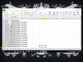 Libreta de calificaciones en Power Point.