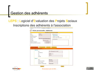Le libre en quelques mots ... « La licence dite  libre  donne à chacun (et sans contrepartie) le droit d'utiliser, d'étudier, de modifier, de dupliquer, et de diffuser (donner et vendre) » un logiciel, une œuvre de l'esprit.  [source : http://fr.wikipedia.org/] 