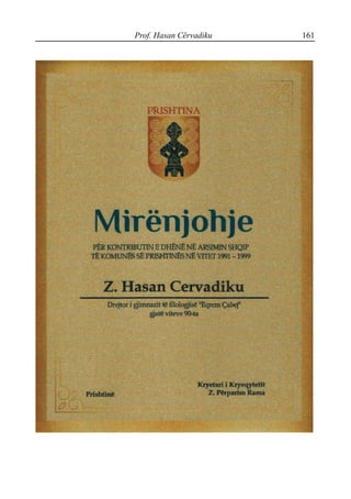 Prof. Hasan Cërvadiku 161
 