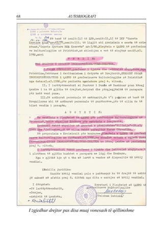68 AUTOBIOGRAFI
I zgjedhur drejtor pas disa muaj vonesash të qëllimshme
 