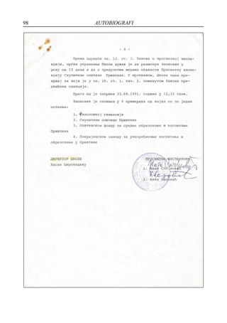 98 AUTOBIOGRAFI
 