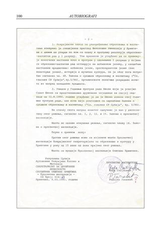 100 AUTOBIOGRAFI
 