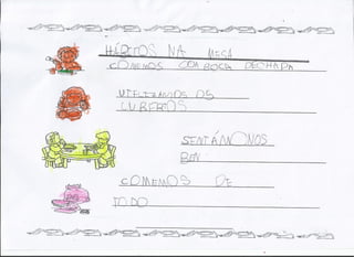 Libriño 5º infantil: Os alimentos