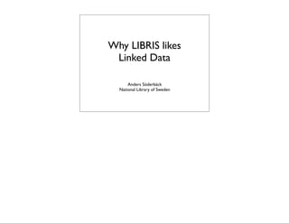 Why libraries should embrace Linked Data