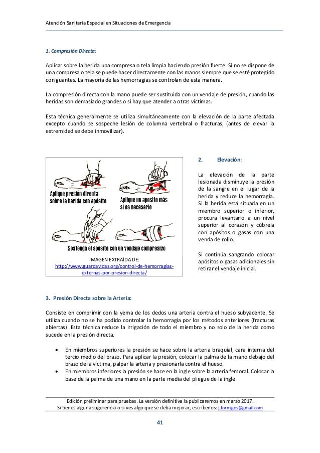 Atencion Sanitaria Especial En Situaciones De Emergencia