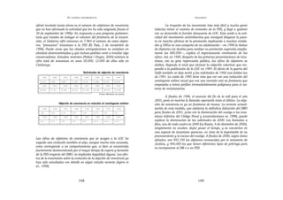 EN   LEGÍTIMA DESOBEDIENCIA                                                                        INSUMISIÓN

oficial revelado hasta ahora es el número de «objetores de conciencia                                        La irrupción de los insumisión hizo más fácil a mucha gente
que no han efectuado la actividad que les ha sido asignada [hasta el                                indecisa tomar el «camino de enmedio» de la PSS, y llegó a quebrar
30 de septiembre de 1996]». En respuesta a una pregunta parlamen-                                   con su desarrollo la función disuasoria de LOC. Esto unido a la acti-
taria que trataba de indagar el volumen del fenómeno de la insumi-                                  vidad del movimiento antimilitarista que consiguió bloquear la pues-
sión, el Gobierno cifró entonces en 7.964 el número de estos objeto-                                ta en marcha efectiva de la prestación implicando a muchas entida-
res, “presuntos” insumisos a la PSS (El País, 2 de noviembre de                                     des y ONGs en una campaña de no colaboración —en 1998 la «bolsa»
1996). Puede verse que las citadas extrapolaciones no andaban en                                    de objetores sin destino para realizar su prestación superaba amplia-
absoluto desencaminadas y que incluso podrían venir a resultar algo                                 mente los 800.000—, explica el impresionante crecimiento de las
conservadoras. Estudios recientes (Peláez i Vinyes, 2000) estiman la                                cifras. Así, en 1990, después de las primeras presentaciones de insu-
cifra total de insumisos en unos 50.000, 12.000 de ellos sólo en                                    misos, con su gran repercusión pública, las cifras de objetores se
Catalunya.                                                                                          doblan, llegando al nivel que alcanzó la «objeción colectiva» que res-
                                                                                                    pondió a la publicación de la LOC en 1984. El efecto de la guerra del
                                               Solicitudes de objeción de conciencia                Golfo también se deja sentir y las solicitudes de 1992 casi doblan las
     1985     1986      1987          1988         1989     1990          1991         1992         de 1991. La caida de 1995 tiene más que ver con una reducción del
   12.170   6.407     8.897         11.049    13.130      27.398        28.051      42.454          contingente militar anual que con una recesión real un fenómeno que
     1993     1994      1995          1996         1997     1998          1999         2000         empezaba a tomar perfiles irremediablemente peligrosos para el sis-
   68.209   77.121    72.832        93.279    127.304     150.581       164.423     113.000
                                                                                                    tema de reclutamiento.
                                                                   Fuente: Ministerio de Justicia
                                                                                                             A finales de 1996, el anuncio del fin de la mili para el año
                                                                                                    2003, pone en marcha la llamada «operación tonto el último». La obje-
                     Objeción de conciencia en relación al contingente militar                      ción de conciencia es ya un fenómeno de masas. La reciente actuali-
     1985     1986       1987         1988         1989     1990           1991        1992         zación de esta medida, que adelanta la definitiva defunción del SMO
   1,85     2,5%       3,3%         4,5%       5,5%       12,7%         13%          21%            para finales de 2001, junto con la disminución del castigo a los insu-
     1993     1994       1995         1996         1997     1998           1999        2000         misos (reforma del Código Penal y excarcelaciones en 1998), puede
   31%      37%        33%          43%        66%        101%          121%         112%           explicar la disminución de las solicitudes de 2000. Los llamados a
                                                                                                    filas, uno de cada cuatro en 2000 (La Razón, 6 de diciembre de 2000),
                                                                                                    simplemente no acuden, dejan pasar el tiempo, y se convierten en
                                                                                                    una especie de insumisos «pasivos», en vista de lo improbable de su
                                                                                                    procesamiento y lo escaso del castigo. A finales de 2000, según datos
Las cifras de objetores de conciencia que se acogen a la LOC ha                                     oficiales, son 945.195 los objetores reconocidos por el ministerio de
seguido una evolución también al alza, aunque mucho más acusada,                                    Justicia, y 940.000 los que tienen diferentes tipos de prórroga para
como corresponde a un comportamiento que, si bien se encontraba                                     no incorporarse al SM o a su PSS.
fuertemente desincentivado por el mayor tiempo de espera y duración
de la PSS respecto del SMO, no implicaba ilegalidad alguna. Los efec-
tos de la insumisión sobre la evolución de la objeción de conciencia ya
han sido estudiados con detalle en algún estudio reciente [Agirre et
al., 1998].



                                             198                                                                                    199
 
