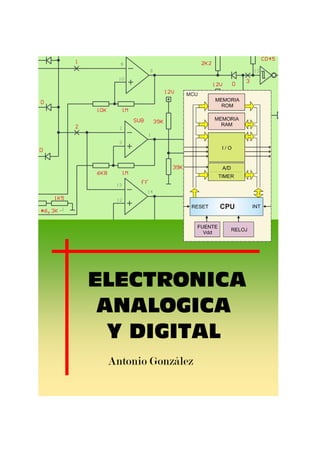 ELECTRONICA
ANALOGICA
Y DIGITAL
Antonio González
 