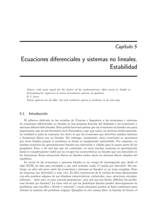 272 M´etodos num´ericos
4.16. Sea el problema difusivo
∂u
∂t
= k
∂2u
∂x2
con u(0, t) = u(L, t) = 0 y u(x, 0) = f(x). Queremos justiﬁcar en este problema el criterio
de estabilidad de von Neumann30, es decir, justiﬁcar que el m´etodo expl´ıcito cuya ecuaci´on
discretizada es
U
(m+1)
j = U
(m)
j + S U
(m)
j−1 − 2U
(m)
j−1 + U
(m)
j+1 con S =
k ∆t
(∆x)2
es estable si S ≤ 1 − cos (N−1) π
N
−1
.
a) Halla el valor de Q que hace que U
(m)
j = Qm eiαj∆x sea soluci´on de la anterior ecuaci´on
en diferencias.
b) Demuestra que, para ese mismo valor de Q, se tiene que U
(m)
j = Qm sen(αj∆x) y
U
(m)
j = Qm cos(αj∆x) son tambi´en soluci´on.
c) Demuestra que las condiciones de contorno exigen que α = αn ≡ nπ/L con n = 1, 2 · · · .
(La soluci´on para cada αn es un modo difusivo)
d) Demuestra que para n ≥ N+1 no se obtienen modos difusivos distintos a los anteriores.
Esto signiﬁca que (n´otese que n = N conduce a la soluci´on trivial) los modos difusivos
son los correspondientes a n = 1, 2, · · · , N − 1.
e) Escribe la soluci´on de la ecuaci´on en diferencias como una combinaci´on lineal de los
modos difusivos. ¿A qu´e te recuerda esta soluci´on?
f ) ¿Para qu´e valores de S se tiene que |Q|  1? ¿Qu´e les sucede a las soluciones ante-
riores si |Q|  1? ¿Qu´e puedes concluir entonces sobre la estabilidad del m´etodo de
integraci´on expl´ıcito anterior?
4.17. La ecuaci´on de conservaci´on ∂u/∂t = −v∂u/∂x admite la aproximaci´on de diferencias
ﬁnitas siguiente:
Un+1
j − Un
j
∆t
= −v
Un
j+1 − Un
j−1
2∆x
.
a) Usa el procedimiento simpliﬁcado de von Neumann (es decir, no te preocupes de hallar
la forma admisible de la parte espacial de los modos difusivos) para demostrar que
este esquema de integraci´on es inestable.
b) Demuestra que el cambio Un
j → (Un
j+1 +Un
j−1)/2 estabiliza el m´etodo anterior siempre
y cuando v∆t/∆x ≤ 1.
4.18. Usa el procedimiento simpliﬁcado de von Neumann para demostrar que:
a) El m´etodo expl´ıcito de Richardson (expuesto en la secci´on 4.7.1, p´agina 257) es siempre
inestable.
b) El m´etodo de Crank-Nicholson es siempre estable.
4.19. Sea el problema de potencial
∂2ϕ
∂x2
+
∂2ϕ
∂y2
= f(x, y)
30
Pueden verse m´as detalles sobre este m´etodo y este problema en [Hab83, sec. 13.3.4]
 
