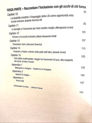 Raccontare l'inclusione...
