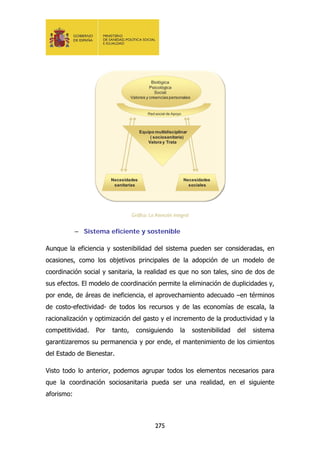 Libro blanco de la coordinación sociosanitaria en españa Slide 275