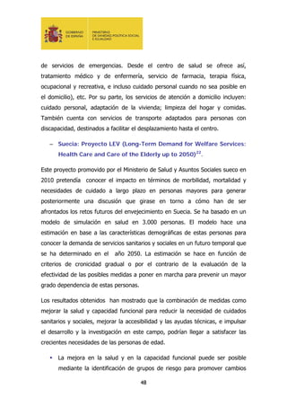 Libro blanco de la coordinación sociosanitaria en españa Slide 48