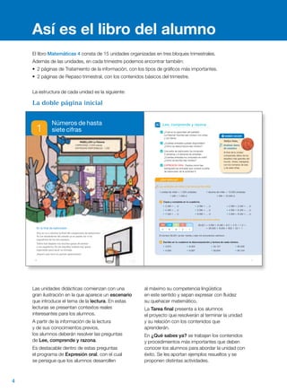 Libro matemáticas 4º de Primaria | PDF