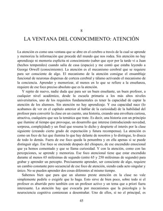Libro de la neuroeducacion para conocer mas el cerebro | PDF