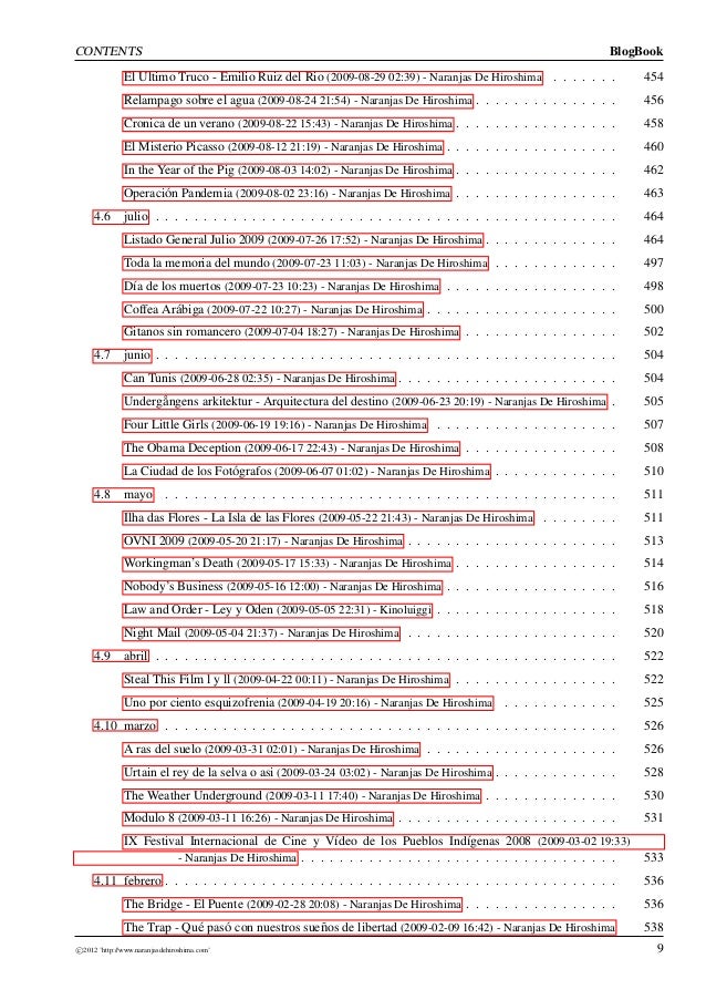 Naranjas De Hiroshima Book Nº3 2007 2012 Naranjas De Hiroshima Book Nº3 2007 2012