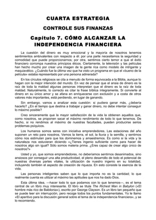 Libro 7 Estrategias Para Alcanzar Riqueza Y Felicidad Por Jim Rohn | DOC
