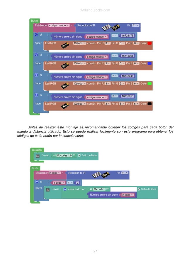 Libro arduino blocks 40 proyectos resueltos | PDF