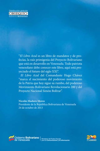 Libro Azul de Chavez Universidad Politécnica Territorial Andres Eloy ...