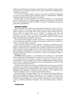 Libro como conocer a dios en 5 dias | PDF