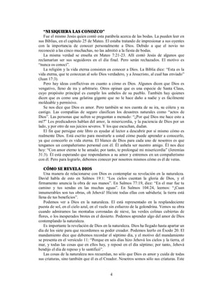 Libro como conocer a dios en 5 dias | PDF