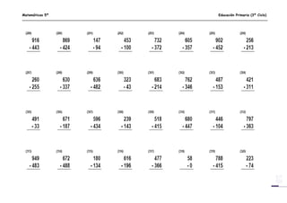 Matemáticas 5º Educación Primaria (3º Ciclo)
18
 