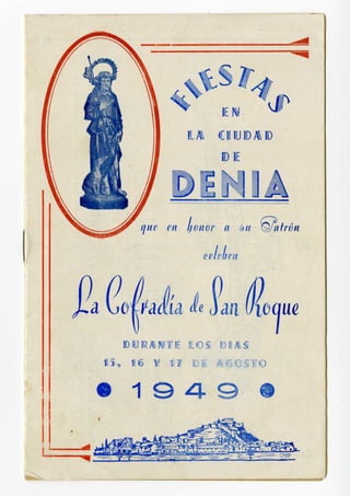 LIBRO DE FIESTAS SANT ROC1949