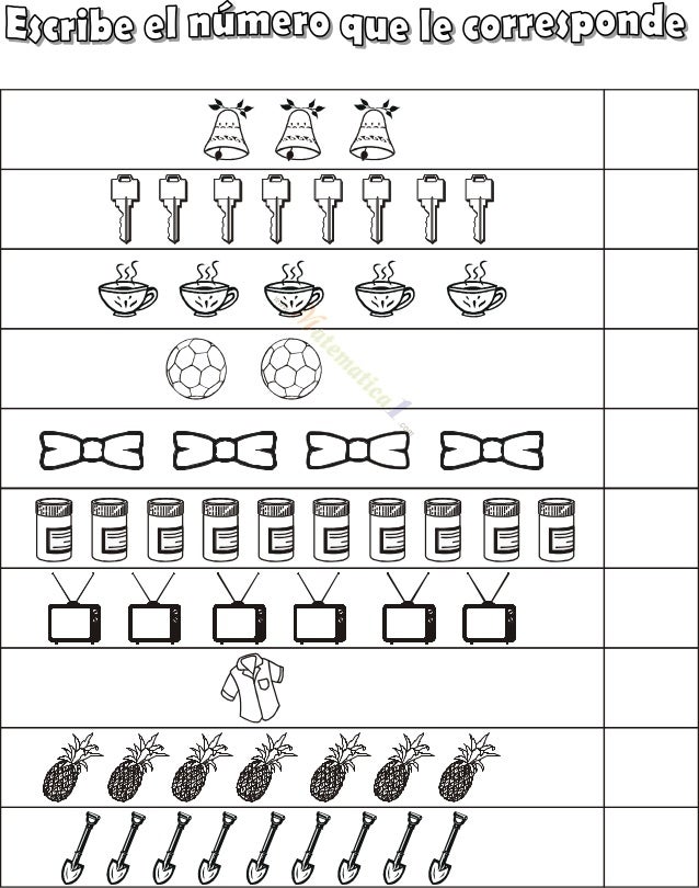 Libro De Matematicas Para Ninos De 3 4 Y 5 Anos Kinder Jardin Preesco