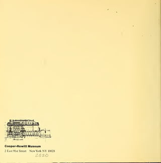 Cooper-Hewitt        Museum
2 East 91st Street   New York NY   10028
 