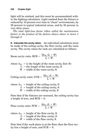 Figure
8-2
Common
lamps
and
their
characteristics.
234
 
