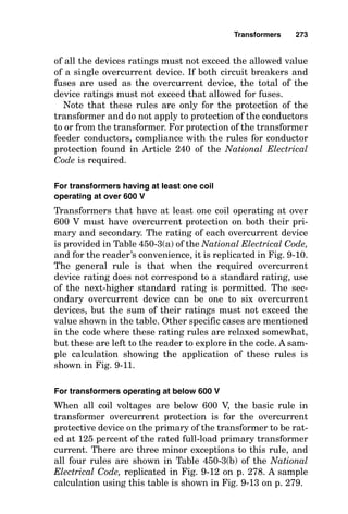 Figure
9-7
Solve
for
the
connection
diagram
of
a
wye-connected
transformer
secondary
to
one-phase
and
to
balanced
and
unbalanced
three-phase
loads.
269
 