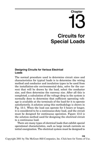 motor monitor is the 50 instantaneous overcurrent relay,
and it is augmented by a 46 phase-balance relay to prevent
negative sequence currents in the rotor of the motor. The 48
relay operates as phase failure protection and motor start-
ing protection, tripping the motor off-line if its starting time
exceeds the predetermined value set into the relay. This
function is augmented by the 49S relay that mimics the
thermal state of the motor, tripping it off just as a bimetal
heater would trip off a low-voltage motor in a low-voltage
motor starter, and this contact is thermally monitored by
the 49 RTD in the motor stators (of which there are nor-
mally at least two and often six RTDs). The 50GS trips the
Overcurrent Devices 331
Figure 12-5 Solve for relay selection and connections for the protection
of a large transformer with differential protection.
 