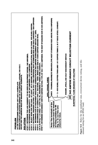 Figure
13-1
Solve
for
the
conductor
size
and
overcurrent
device
rating
for
a
general
load.
336
 
