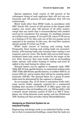 Figure
13-8
Solve
for
the
conductor
size
and
overcurrent
device
rating
for
gen-
eral
receptacle
loads.
345
 