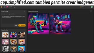 app.simplified.com tambien permite crear imágenes
 