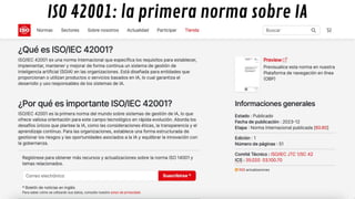 ISO 42001: la primera norma sobre IA
 