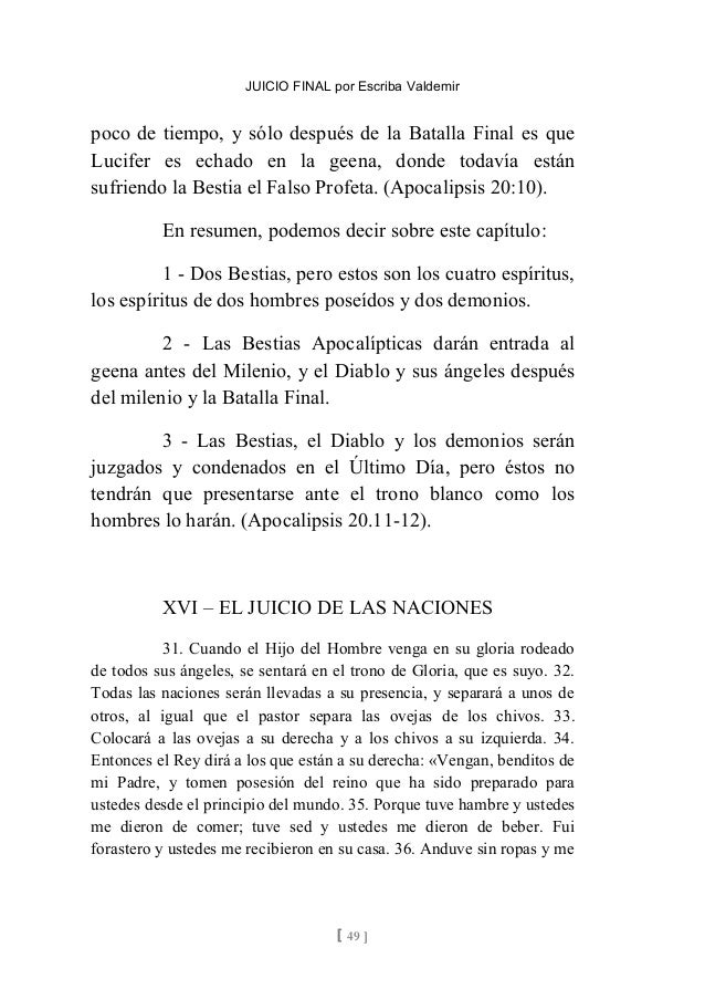 Juicio Final - 