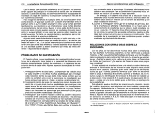 276

s...

La enseñanza de la educación.'--"'fl... ica=-

_

Con el tiempo, con razonable experiencia en el Espectro, sus alumnos
serán capaces de participar en la selección de estilos para las diferentes
sesiones. Cuando esto suceda, sus alumnos demostrarán su capacidad de
movilidad a lo iargo del Espectro y su disposición a progresar más allá de
sus experiencias anteriores.
Para recoger los beneficios de cualquier estilo, las sesiones deben tener
cierta duración. Al igual que sucede con cualquier otra habilidad, tanto el
profesor como el alumno deben practicar el estilo. Lleva tiempo aprender
las decisiones, sus relaciones y sus implicaciones. Lleva tiempo absorber
el comportamiento de los estilos. Quizás el único estilo donde breves se­
siones de pocos minutos pueden producir los resultados deseados sea el
estilo A, aunque también en ese caso las sesiones deben repetirse con
cierta frecuencia. Por tanto, se necesita tiempo y persistencia para el de­
sarrollo con éxito de la enseñanza deliberada.
Algunas veces existe la tendencia de asociar un estilo con todo un de­
porte (la gimnasia se enseña mejor por medio del estilo-; la natación, por
medio del estilo-; etc.). Las pautas anteriores para la selección de estilos
serán útiles para evitar esta tendencia. Distintos aspectos de un deporte (o
de una actividad) pueden (y deben) enseñarse por medio de estilos dife­
rentes -dependiendo del objetivo.

POSIBILIDADES DE INVESTIGACiÓN
El Espectro ofrece nuevas posibilidades de investigación sobre la ense­
ñanza de la educación fisica, debido a la capacidad de diferenciar entre
distintos comportamientos (estilos) de enseñanza, y la capacidad de per­
sistencia dentro de cada estilo. Algunos aspectos aconsejables de investi­
gación son:
1. Investigación dentro de cada estilo. La comprensión del carácter único
de cada relación E-A-O ofrece muchas posibilidades para investigar
estas relaciones dentro de cada estilo. Esto implica también que los
estilos no compiten entre si por la supremacía. La investigación que
busca averiguar qué estilo es "mejor" es teórica y prácticamente fútil.
2. Investigación dentro del grupo. La característica común de cada estilo
dentro de un grupo ofrece muchas posibilidades para averiguar más
cosas acerca de las relaciones entre los estilos. Los investigadores
deben tener presente que examinar los estilos de un grupo y enfren­
tarlos a los resultados de aprendizaje que pertenecen al otro grupo
producirá resultados inadecuados e inexactos.
3. Investigación que examine hipótesis sobre las posibles relaciones
existentes entre cada estilo, los canales de desarrollo, y las diversa¡;
variables de enseñanza. Recientemente se han realizado considera­
bles investigaciones centradas sobre las variables del tiempo dedica­
do a la tarea (o Tiempo Académico de Aprendizaje en Educación Fi­
sica: TAAlEF). Existen abundantes datos para verificar el impacto de

Algunas consideraciones sobre el Espectro__ 277

esta dimensión sobre el aprendizaje. Si estamos básicamente intere­
sados en esta dimensión y en su contribución al desarrollo fisico, en­
tonces los estilos A y S tendrán su mejor aplicación.
Sin embargo, si ei objetivo más amplio de la educación física es
desarrollar otras muchas dimensiones humanas, entonces deben es­
tudiarse otros estilos en relación con los canales de desarrollo y con
otras variables de enseñanza.
4. Cuando la investigación tiene lugar en la realidad del gimnasio, don­
de la enseñanza es arbitraria e idiosincrásica en su mayor parte, el
comportamiento de enseñanza que se observa suele estudiarse co­
mo un "conjunto". El Espectro ofrece diferenciaciones concretas en­
tre los estilos, lo cual permite que pueda verificarse y repetirse la fide­
lidad del comportamiento que se enseña en cada estilo: Los
resultados de la investigación en tales condiciones pueden producir
resultados significativamente diferentes.

RELACIONES CON OTRAS IDEAS SOBRE LA
ENSEÑANZA
Con los años, se han desarrollado muchas ideas sobre la enseñanza.
Se han diseñado numerosos programas, se han identificado y probado
modelos, se han expuesto teorías filosóficas como guia, y se han llevado a
cabo investigaciones para comprender todo esto. La pregunta que se plan­
tea es: ¿Cuál es la relación entre cada una de estas ideas y el Espectro de
los Estilos de Enseñanza? ¿Se apartan del Espectro todos estos progra­
mas y modelos?
Si cada episodio de enseñanza tiene una estructura sobre decisiones,
entonces la identificación de las mismas en cada programa hace posible
situarlo en el Espectro. Sabiendo quién toma cada tipo de decisiones,
acerca de qué y cuándo, podemos identificar quién toma las decisiones
sobre la tarea, la naturaleza de la misma, quién da el feedback, etc. En re­
sumen, surge una identificación de la relación E-A-O para los modelos ba­
jo observación. Esta relación E-A-O puede situarse en alguna parte del Es­
pecro -ya sea con uno de los estilos guias, o distintivos, ya sea bajo uno
de los pabellones.
Esta situación ayuda a identificar las relaciones entre intención y acción
del modelo o programa y sus relaciones con otros modelos y programas.
Por ejemplo, "Aprendizaje de la Destreza" es un excelente ejempio del
estilo S operando durante un largo período de tiempo. Las diferentes má­
quinas o aparatos utilizados para el desarrollo de la fuerza representan el
estilo D. Algunos de los episodios de las propuestas de "Enseñanza Direc­
ta" (Directiva) son estilos A, A, S, B. Todas ellas caen en el lado izquierdo
del umbral de descubrimiento.
* Ver los instrumentos de análisis en Mosston & Ashworth: From Command To Discovery:
The Training Program.

 