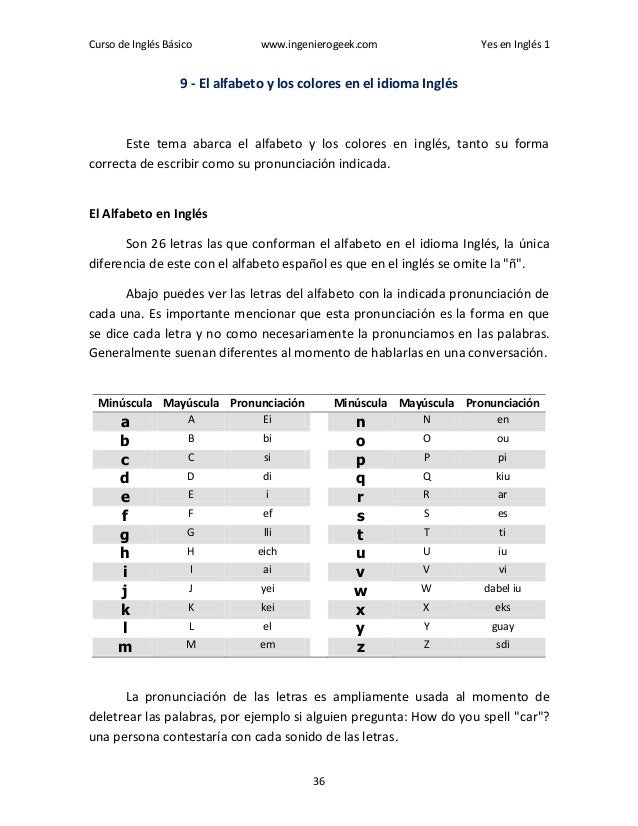 Libro Yes En Inglés 1