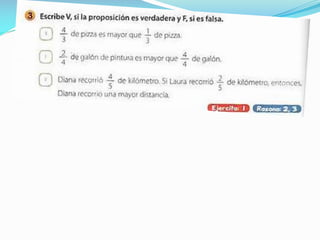 Interactivo de santillana, Unidad 3 Fraccionarios