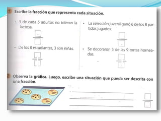 Interactivo de santillana, Unidad 3 Fraccionarios