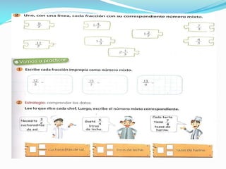 Interactivo de santillana, Unidad 3 Fraccionarios