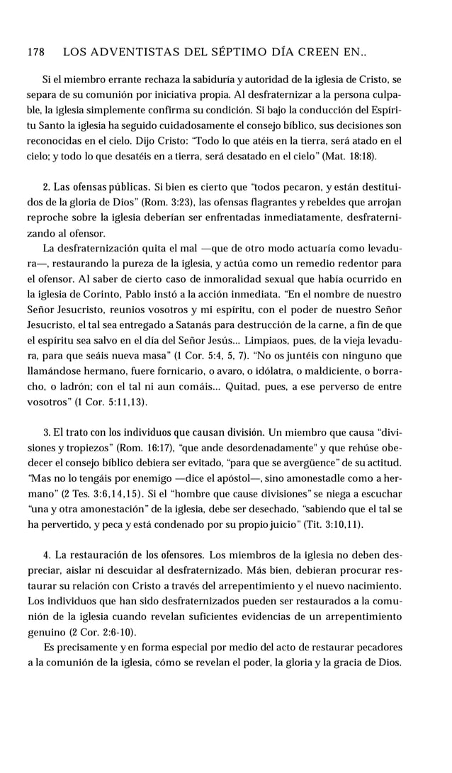 Libro: Las 28 Creencias de los Adventistas del Séptimo Día | PDF