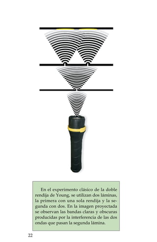 Burbujas de Colores
                     Experimento 5
¿Crees que la interferencia tenga algo que ver con las burbujas de
jabón? Seguramente has notado que en ellas se ven varios colores
en su superficie, ¿sabes por qué?, hagamos un experimento para
averiguarlo.

Materiales:
 • Un recipiente.
 • Agua.
 • Jabón en polvo o líquido.
 • Alambre.
 • Azúcar o glicerina.

Procedimiento:
     . Mezcla dos cucharadas de jabón y dos de azúcar (o
        glicerina) en un vaso de agua.
     2. Con el alambre haz una figura simple (círculo, cuadrado
        o triángulo).
     . Mete la figura de alambre dentro del recipiente y
        agítala un poco verificando que el jabón se adhiera al
        alambre.
     4. Saca la figura y muévela lentamente frente a ti, hasta
        que veas la película de jabón, en la cual también podrás
        apreciar varias franjas de colores.




                                                           
 
