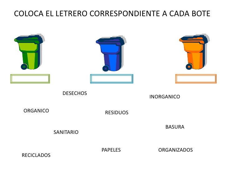 dinamicas sobre el reciclaje