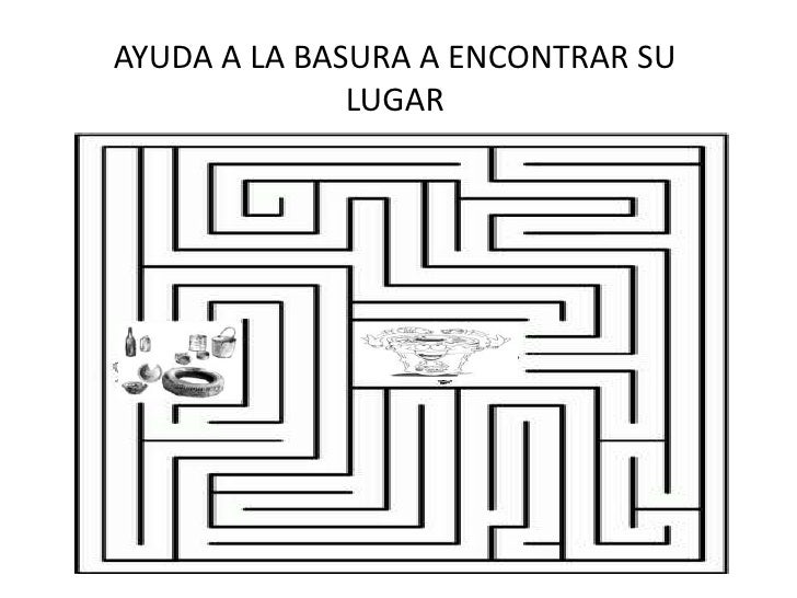 ejercicios de reciclaje para niños