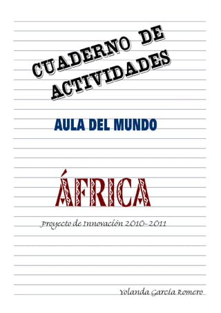 Libro actividades africa