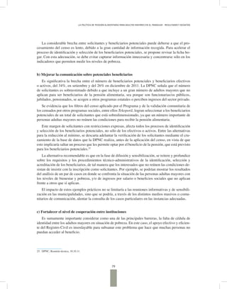 “La Política de Pensión Alimentaria para Adultos Mayores en el Paraguay. Resultados y desafíos”