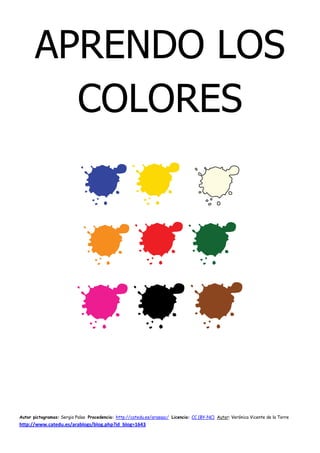 Libro aprendo los colores